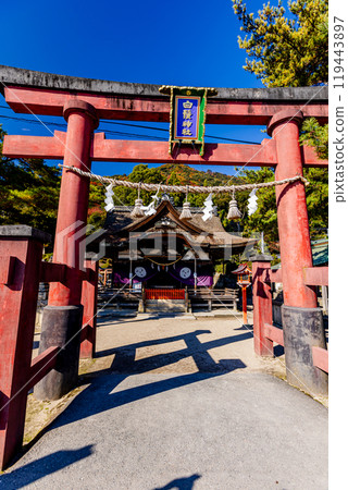 滋賀郡白須神社風景 滋賀郡白須神社風景 119443897