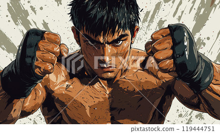 強大的武術肖像 119444751