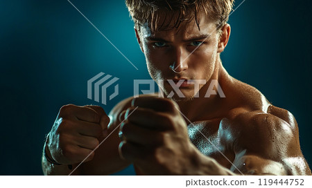 強大的武術肖像 119444752