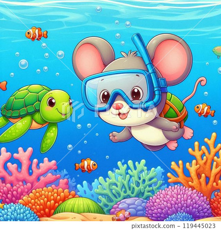 Underwater Mouse 24 119445023