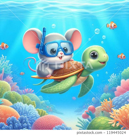 Underwater Mouse 23 119445024