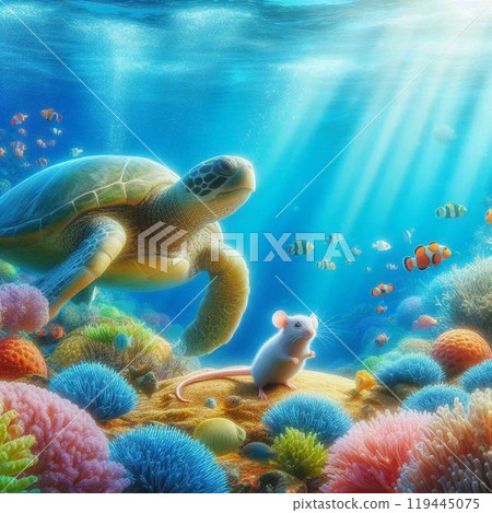 Underwater Mouse 36 119445075