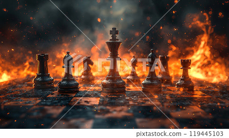 燃燒的棋盤 燃燒的棋盤 119445103