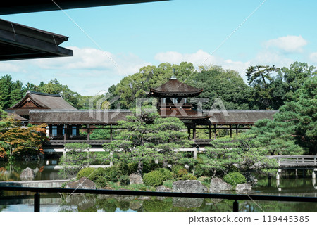 京都平安神宮的初秋(10月中旬拍攝) 京都平安神宮的初秋(10月中旬拍攝) 119445385