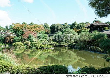京都平安神宮的初秋(10月中旬拍攝) 京都平安神宮的初秋(10月中旬拍攝) 119445400