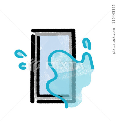 Wet smartphone 119445535