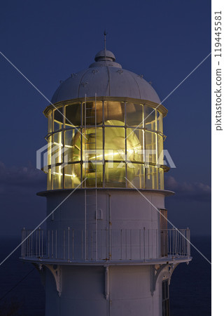 Cape Muroto Lighthouse before dawn Cape Muroto Lighthouse before dawn 119445581