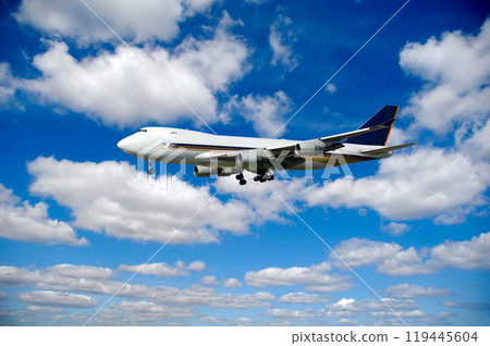 Jumbo and many clouds Jumbo and many clouds 119445604