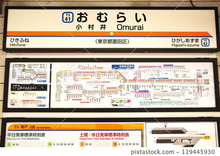 Komurai Station Station Sign 119445930