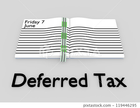 Deferred Tax concept 119446295