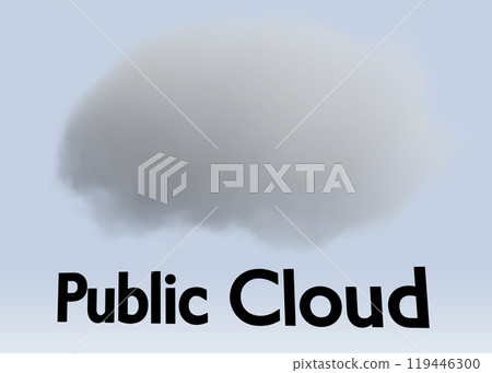 Public Cloud concept 119446300
