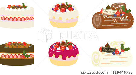 Cute cake icon Cute cake icon 119446752