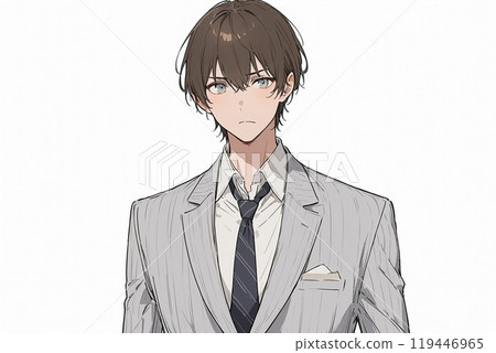 Sulky young man 119446965