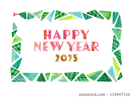 Watercolor Snake Year New Year's Card 2025 Watercolor Snake Year New Year's Card 2025 119447110