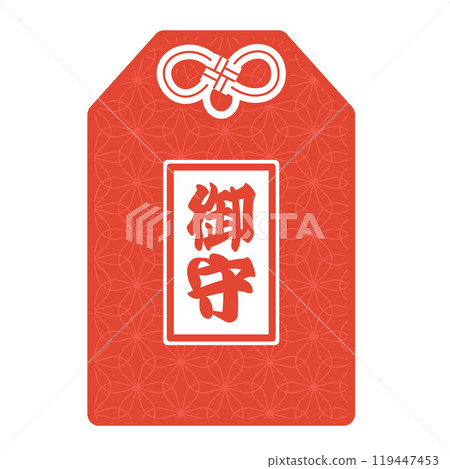 Simple amulet illustration 119447453