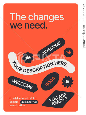 Layout template for events or business related. 119448646