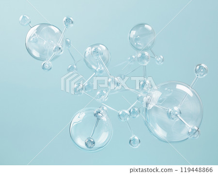 Image of a molecular model 119448866