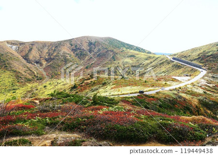Autumn in Shiga Kogen - Shiga-Kusatsu National Highway - Autumn foliage at Yamada Pass 119449438