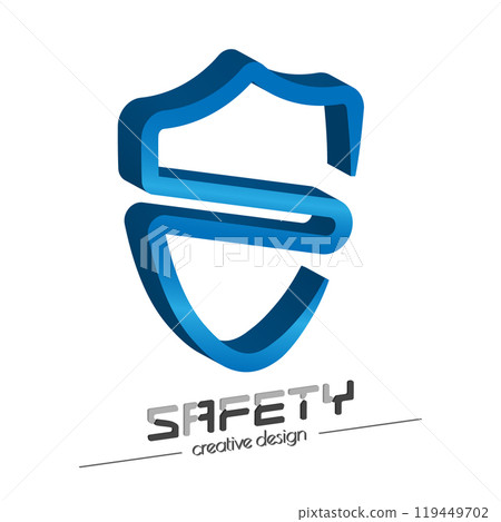 Safety. 3D element for the design of signage, scoreboard, brand and creative design. Template for websites and applications Safety. 3D element for the design of signage, scoreboard, brand and creative design. Template for websites and applications 119449702