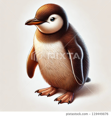 寫實插畫企鵝 119449876