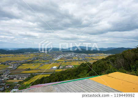 Beautiful scenery of Oku Town in Setouchi City, Okayama Prefecture, Japan 119449992