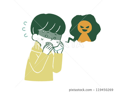 男子接到惡意電話 - 4 種顏色 119450269