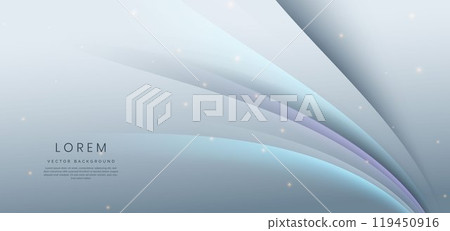 Modern curved lines on grey background and lighting effect sparkle. Modern curved lines on grey background and lighting effect sparkle. 119450916
