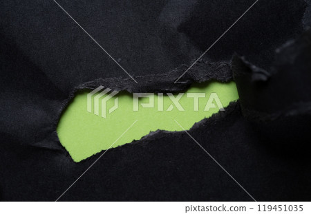 Black paper with holes 119451035