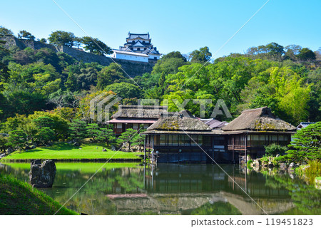 Hikone castle Genkyen Hikone castle Genkyen 119451823