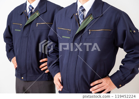 Middle-aged male businessman in work clothes Middle-aged male businessman in work clothes 119452224