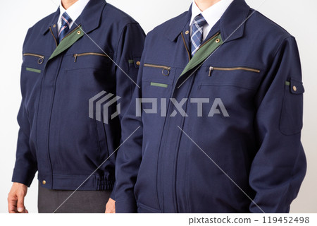 Middle-aged male businessman in work clothes Middle-aged male businessman in work clothes 119452498