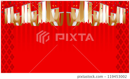 Background material 01 that can be used during the New Year holidays 119453002