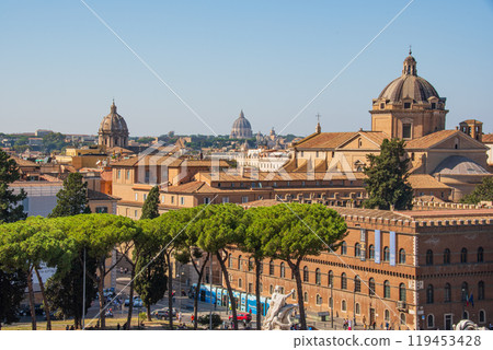 Rome cityscape, capital of Italy Rome cityscape, capital of Italy 119453428