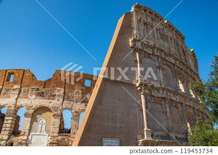 View of Rome, Italy and Vatican City 119453734