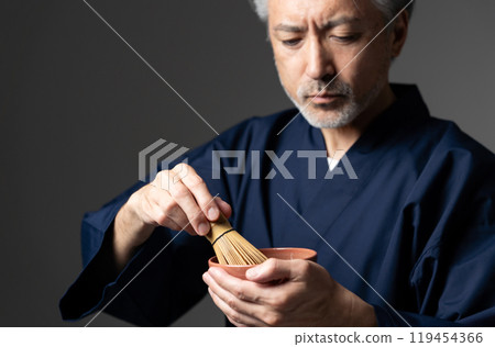 Craftsman, Samue, Gray-haired man, Tea ceremony Craftsman, Samue, Gray-haired man, Tea ceremony 119454366