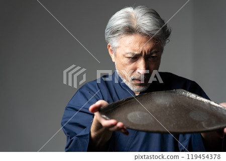 工匠，Samue，灰髮男子，陶器 119454378
