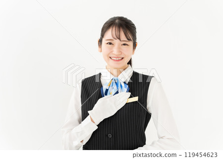 商務女性制服白手套 119454623