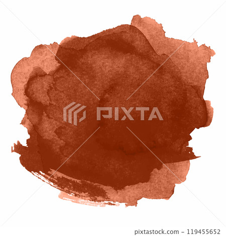Brown watercolor vector graphic element. Brush strokes Brown watercolor vector graphic element. Brush strokes 119455652