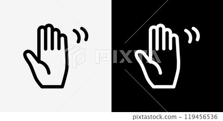 Hands, hand sign icon set Hands, hand sign icon set 119456536