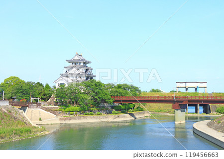 Scenery of Sunomata Ichiya Castle, Ogaki City, Gifu Prefecture Scenery of Sunomata Ichiya Castle, Ogaki City, Gifu Prefecture 119456663