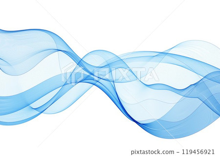 Blue wave. Modern design element. Eps 10 119456921