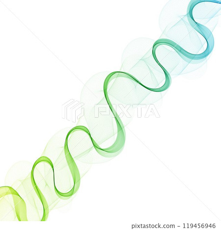 abstract vector wave. Green, and blue colors. layout for presentation. Eps 10 119456946
