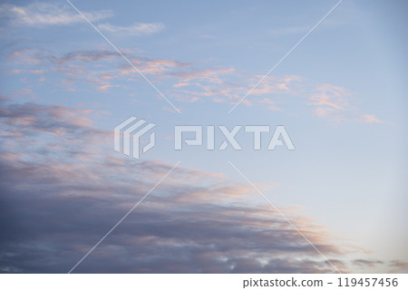 Twilight sky, evening scenery, autumn sky, October image [Tokyo] 119457456