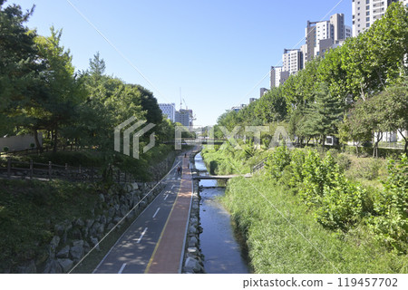 Streets of Gwacheon, South Korea 119457702