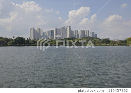 South Korea's new city: the streets of Ilsan 119457862