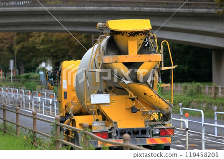 Image of agitator truck (concrete mixer truck) Image of agitator truck (concrete mixer truck) 119458201