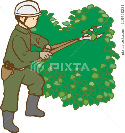 Pruning overgrown branches 119458221