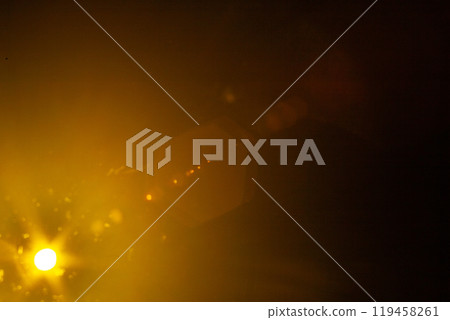 n flare on the black background	 119458261