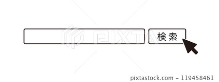 Internet search window/search engine icon illustration Internet search window/search engine icon illustration 119458461