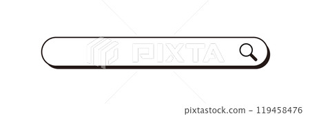Internet search window/search engine icon illustration Internet search window/search engine icon illustration 119458476